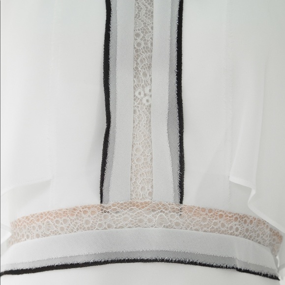 🚨SOLD🚨 BCBGmaxazria Camden ruffle trim asymmetrical dress - Picture 4 of 5